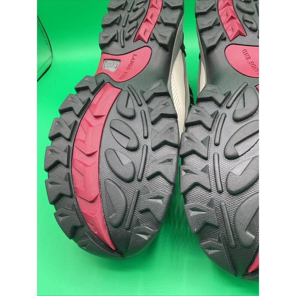 Lands' End women's White /black Hiking Athletic Shoes size 10B.NWOB - Picture 14 of 14